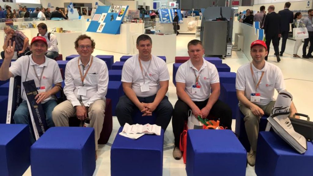 A equipa do Grupo PrintStore na drupa